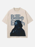 Billie Eilish Print Round Neck T-shirt