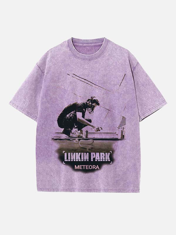 Linkin Park Print Round Neck T-shirt