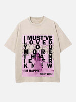 Dua Lipa Print Round Neck T-shirt