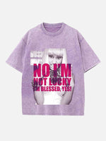 Nicki Minaj Print Round Neck T-shirt