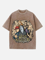Limp Bizkit Print Round Neck T-shirt