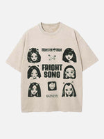 KATSEYE Print Round Neck T-shirt