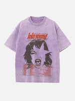 Lola Young Print Round Neck T-shirt