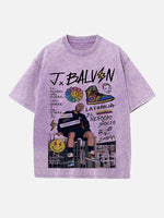J Balvin Print Round Neck T-shirt