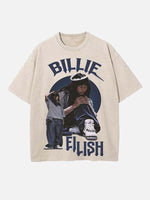 Billie Eilish Print Round Neck T-shirt
