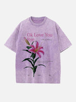 Olivia Dean Print Round Neck T-shirt