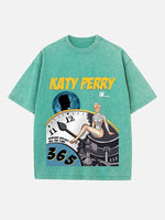 Katy Perry Print Round Neck T-shirt