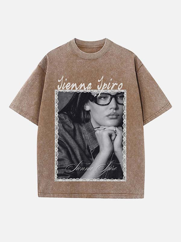 Sienna Spiro Print Round Neck T-shirt