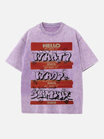 Eminem Print Round Neck T-shirt