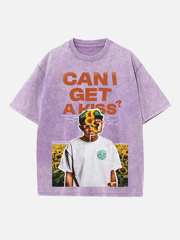 Tyler, The Creator Print Round Neck T-shirt
