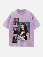 Madison Beer Print Round Neck T-shirt