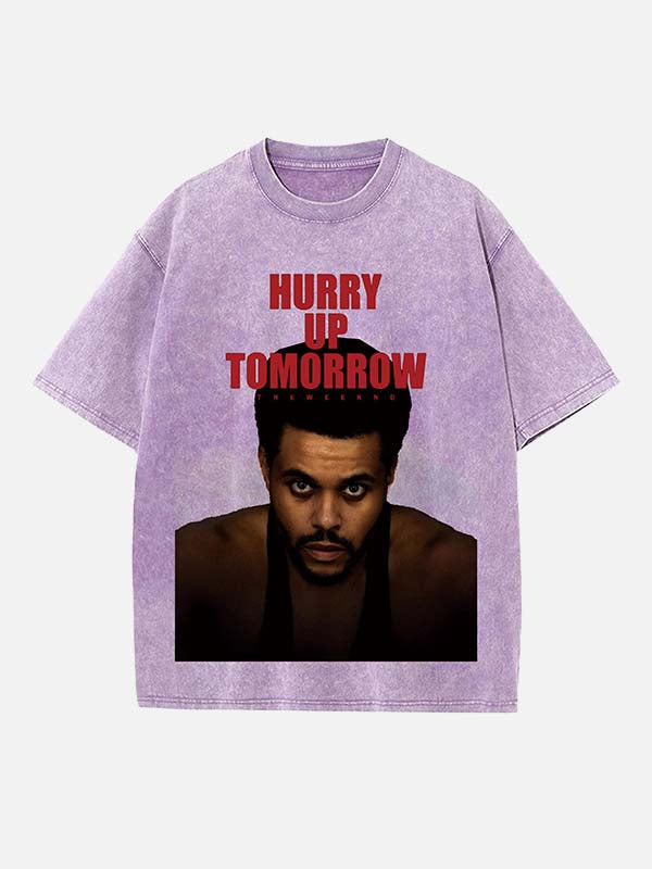 The Weeknd Print Round Neck T-shirt