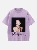 Ariana Grande Print Round Neck T-shirt