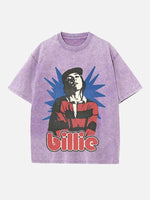 Billie Eilish Print Round Neck T-shirt