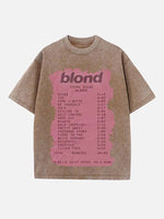 Frank Ocean Print Round Neck T-shirt