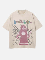 Beabadoobee Print Round Neck T-shirt