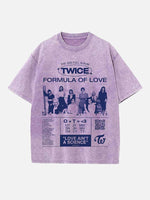 TWICE Print Round Neck T-shirt