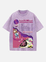 Kanye West Print Round Neck T-shirt