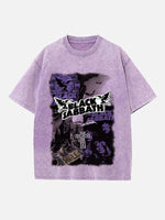 Black Sabbath Print Round Neck T-shirt