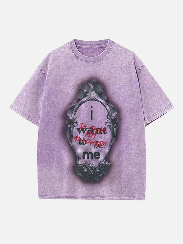 Lola Young Print Round Neck T-shirt