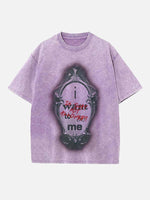 Lola Young Print Round Neck T-shirt