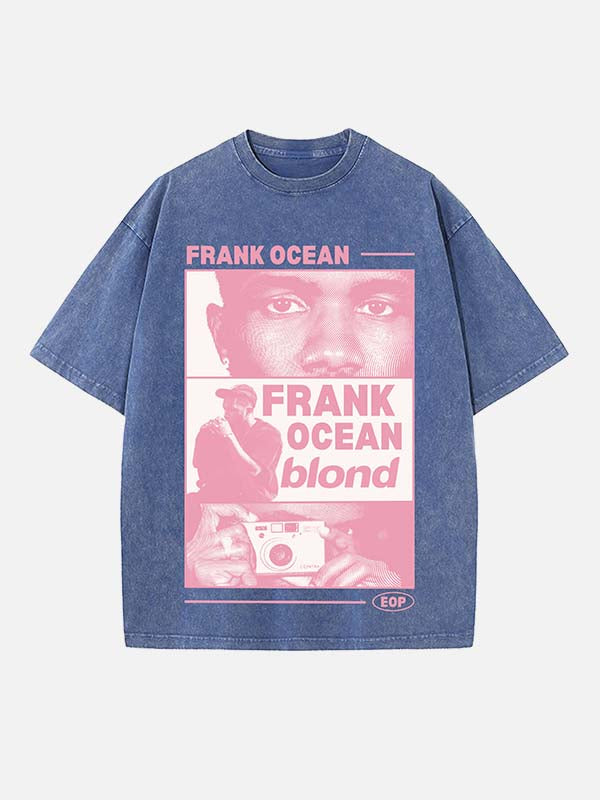 Frank Ocean Print Round Neck T-shirt