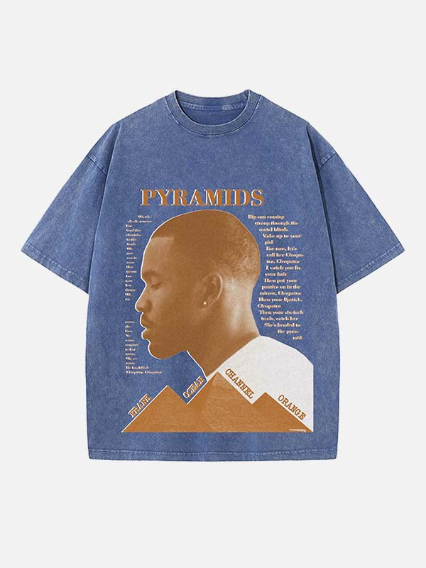 Frank Ocean Print Round Neck T-shirt