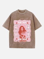 Olivia Dean Print Round Neck T-shirt