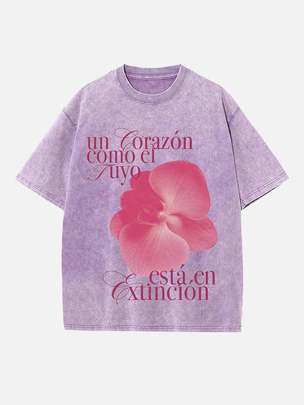 Kali Uchis Print Round Neck T-shirt