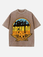 Aerosmith Print Round Neck T-shirt