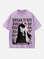 PinkPantheress Print Round Neck T-shirt
