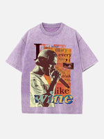 Frank Ocean Print Round Neck T-shirt