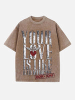 Bon Jovi Print Round Neck T-shirt