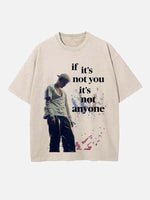 Justin Bieber Print Round Neck T-shirt