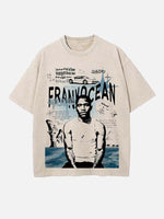 Frank Ocean Print Round Neck T-shirt