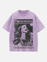Paramore Print Round Neck T-shirt