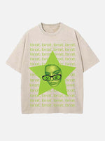 Charli xcx Print Round Neck T-shirt