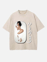 Nicki Minaj Print Round Neck T-shirt