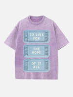 Taylor Swift Print Round Neck T-shirt