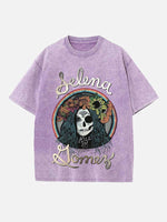 Selena Gomez Print Round Neck T-shirt