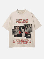 Sombr Print Round Neck T-shirt