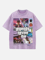 Juice WRLD Print Round Neck T-shirt