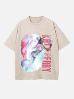 Katy Perry Print Round Neck T-shirt
