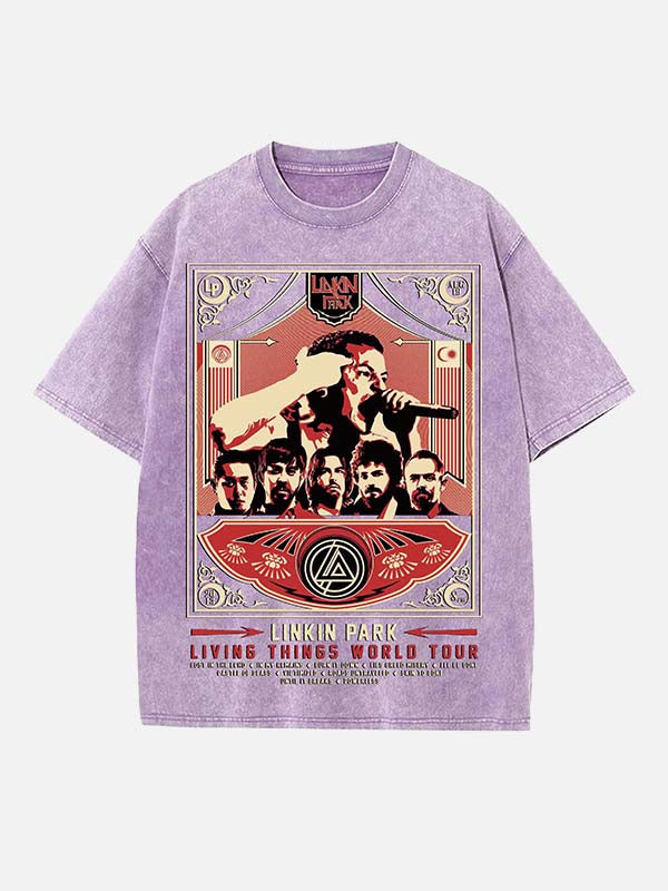 Linkin Park Print Round Neck T-shirt
