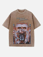 Michael Jackson Print Round Neck T-shirt