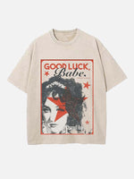 Chappell Roan Print Round Neck T-shirt