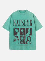 KATSEYE Print Round Neck T-shirt