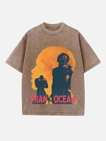 Frank Ocean Print Round Neck T-shirt