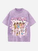 KATSEYE Print Round Neck T-shirt