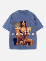 Camila Cabello Print Round Neck T-shirt